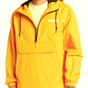 Obey Acid Crash Deconstruction Pullover Hoodie, Medium, Gold.